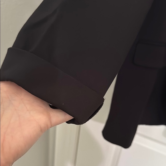 Maurices Black Blazer Lightweight Open-Front Jacket - Picture 4 of 9